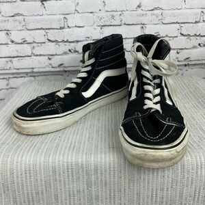 Vans | black sk8 high top skate shoes sneakers size 8.5
